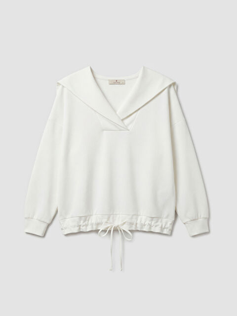 Natuvera V Yaka Kadın Sweatshirt - S6O148Z8-V9H