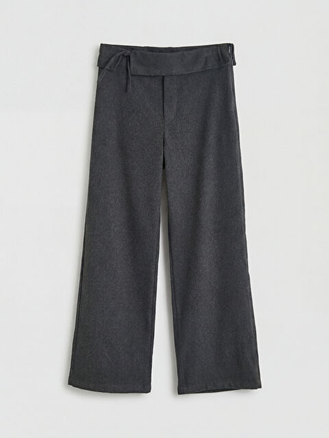 LCW Kids Geniş Paça Kız Çocuk Gabardin Pantolon - S6O179Z4-3LP