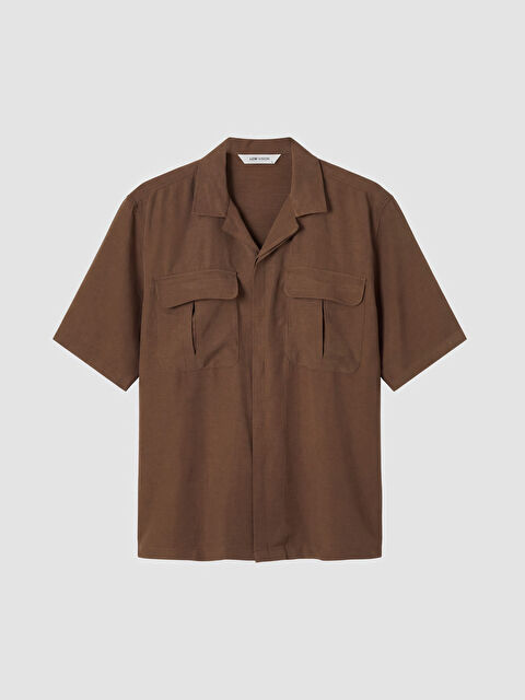 LCW Vision Regular Fit Erkek Armürlü Gömlek