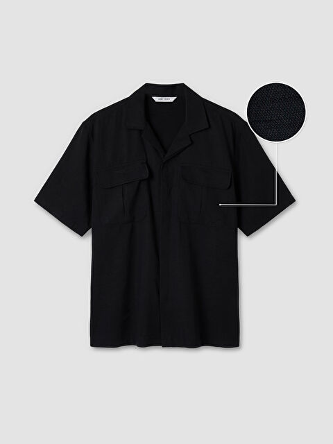 LCW Vision Regular Fit Erkek Armürlü Gömlek