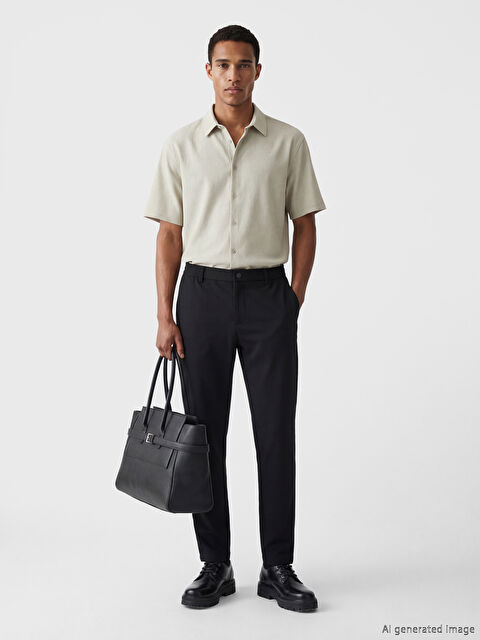 LCW Vision Standart Kalıp Beli Lastikli Erkek Pantolon