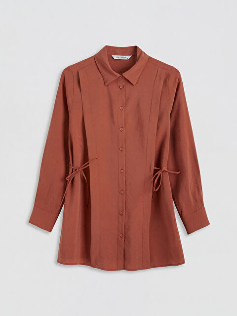 LCWAIKIKI Classic Modal Karışımlı Kadın Gömlek Tunik - S6O438Z8-1AU