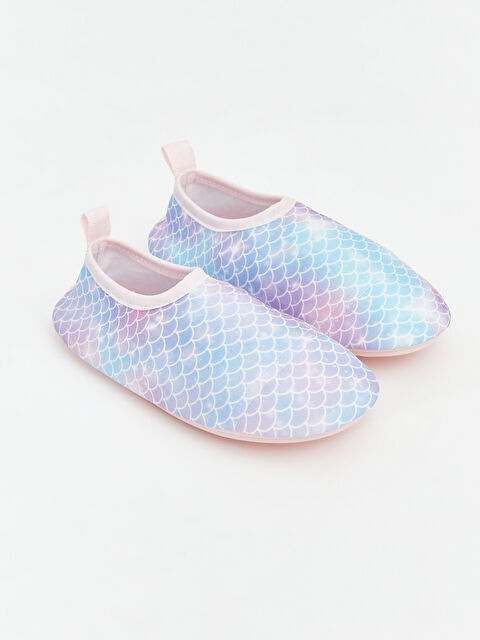 LCW STEPS Desenli Kız Çocuk Deniz Ayakkabısı