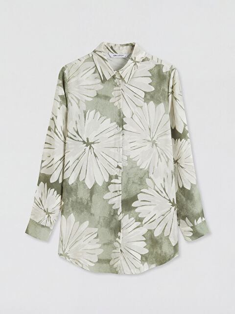 LCW EVERYDAY Çiçekli Kadın Gömlek Tunik - S6O446Z8-LRR