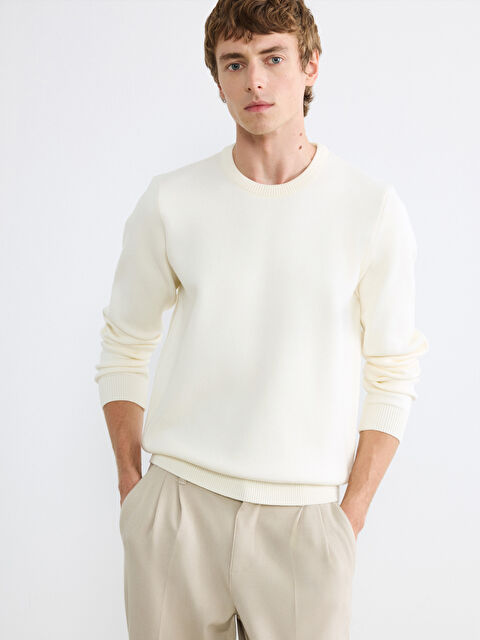 LCW Vision Bisiklet Yaka Erkek Triko Kazak - S6O480Z8-R9J