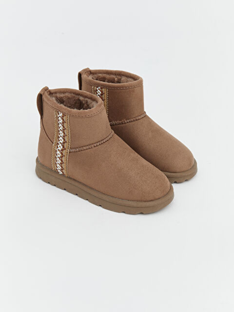 LCW STEPS Nakış Detaylı İçi Suni Kürklü Kız Çocuk Bot - S6O507Z4-DFV