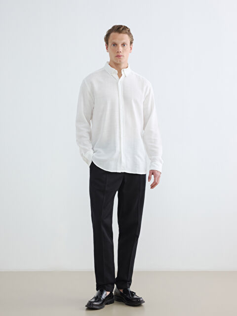 LCW Vision Regular Fit Erkek Pileli Pantolon