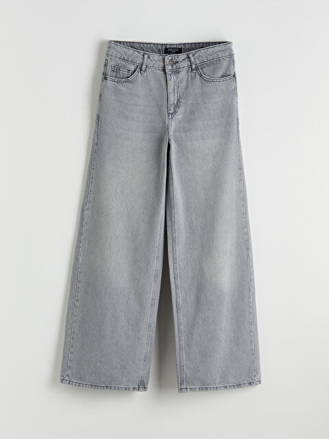 LCW Jeans Wideleg Kadın Jean Pantolon - S6O515Z8-GRD