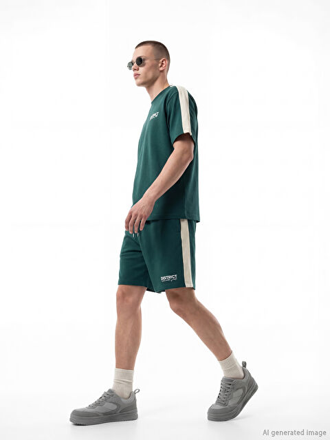 XSIDE Standart Kalıp Baskılı Erkek Şort - S6O614Z8-1SJ