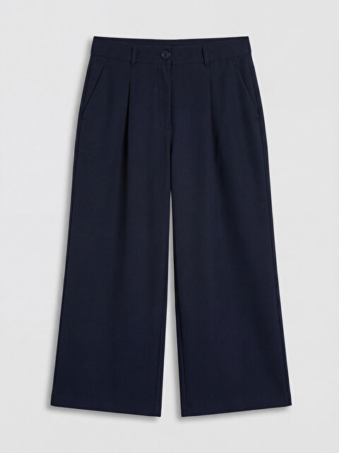 LCWAIKIKI Classic Loose Fit Kadın Pileli Kumaş Pantolon