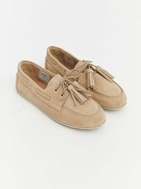 LCW STEPS Süet Kadın Loafer Ayakkabı - S6O663Z8-CR8