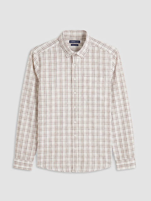 LCWAIKIKI Classic Regular Fit Ekose Erkek Gömlek - S6O684Z8-LLQ