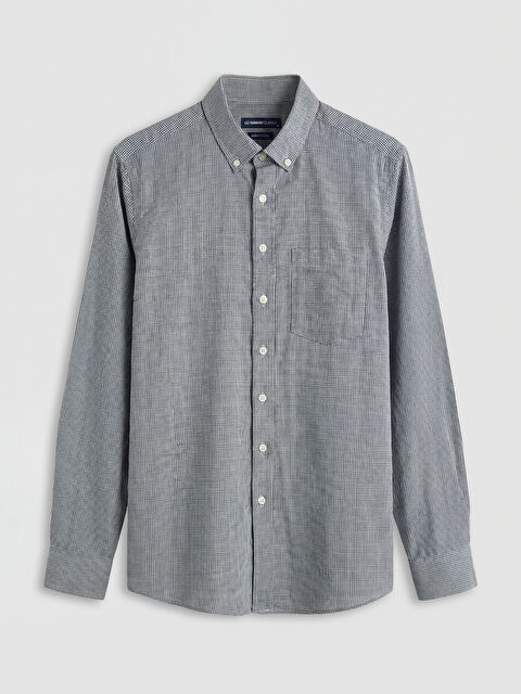 LCWAIKIKI Classic Regular Fit Desenli Erkek Gömlek - S6O685Z8-LME