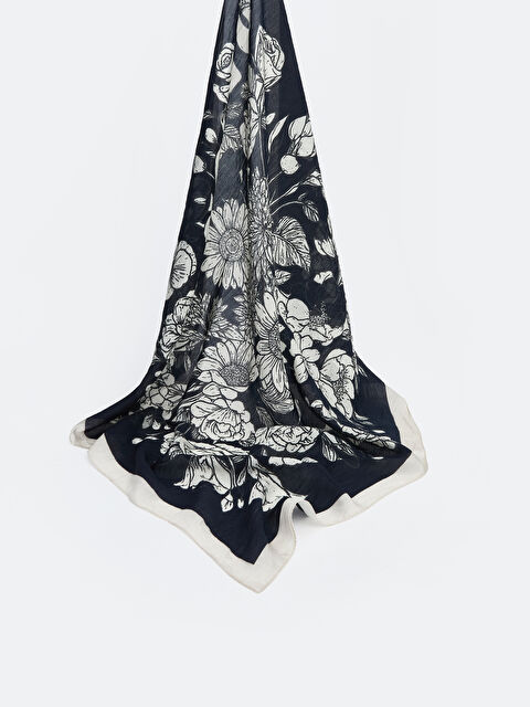 LCW Modest Çiçek Desenli Kadın Şal - S6O801Z8-LQJ