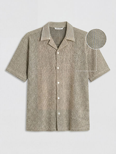 LCW Vision Regular Fit Erkek Dokulu Gömlek