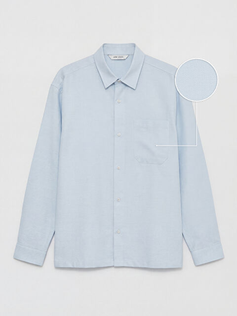 LCW Vision Standart Kalıp Erkek Dokulu Gömlek - S6O866Z8-Z2P