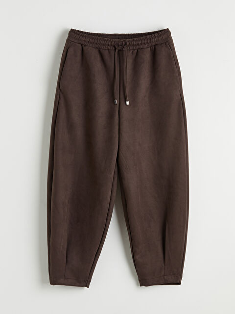 LCW Vision Beli Lastikli Süet Görünümlü Kadın Pantolon - S6O888Z8-ZUP