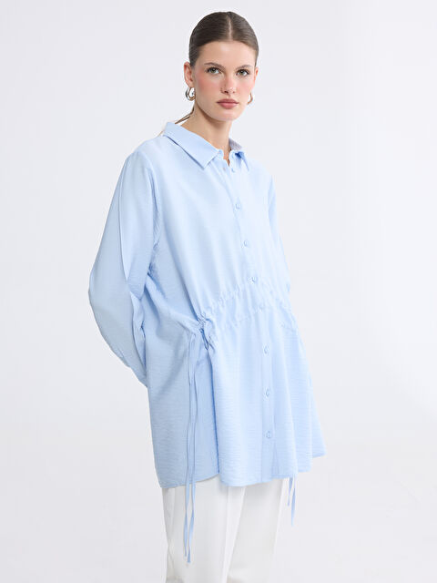 LCW EVERYDAY Büzgülü Kadın Gömlek Tunik - S6O900Z8-1E7