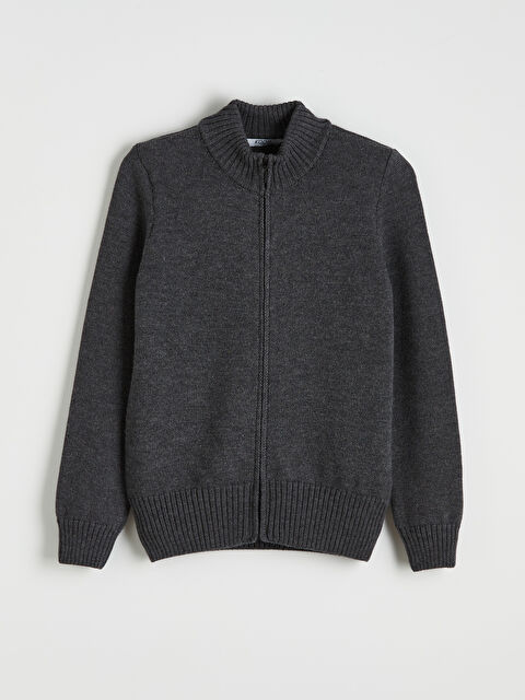 KOOR SPORT Dik Yaka Kadın Yünlü Triko Hırka  - S6O974Z8-HLC