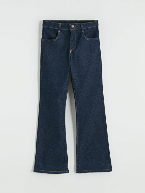LCW Kids İspanyol Paça Kız Çocuk Jean Pantolon - S6O999Z4-309