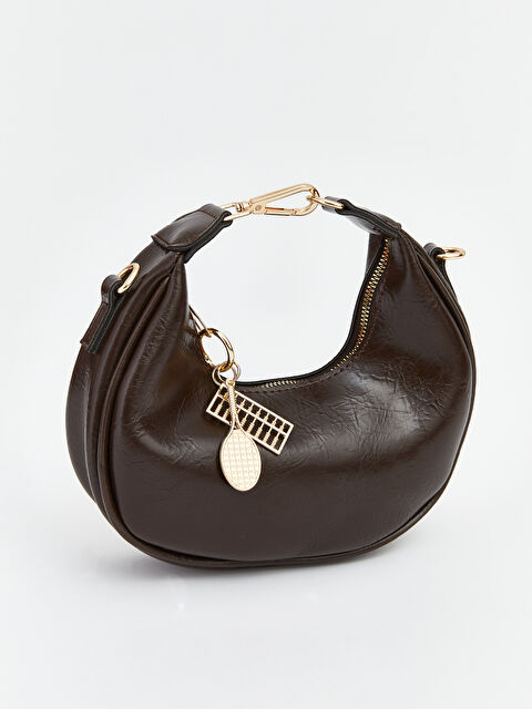 LCW ACCESSORIES Deri Görünümlü Kadın Moon Çanta - S6OA08Z8-VC8