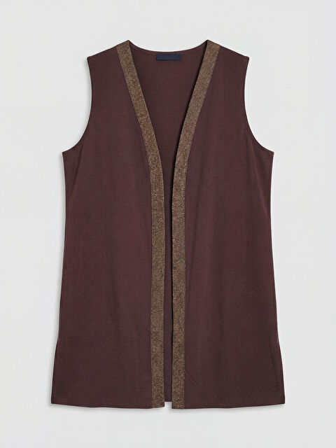 LC WAIKIKI V Neck Stripe Detail Women's Waistcoat - S6OB29Z8-R3C