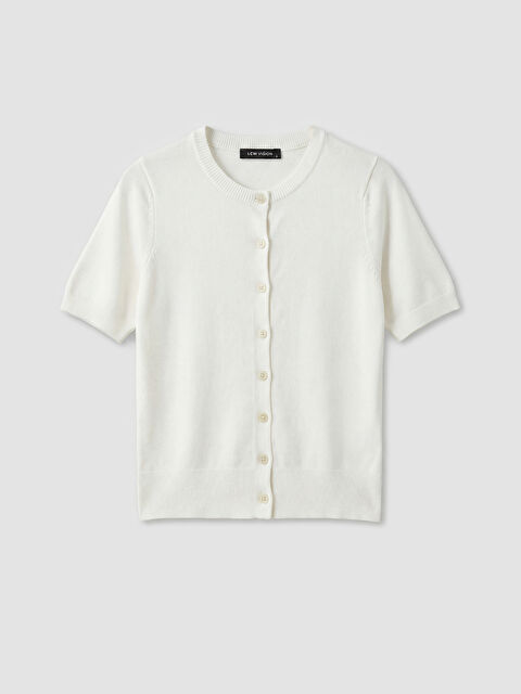 LCW Vision Bisiklet Yaka Kadın Triko Hırka - S6OB35Z8-FDJ