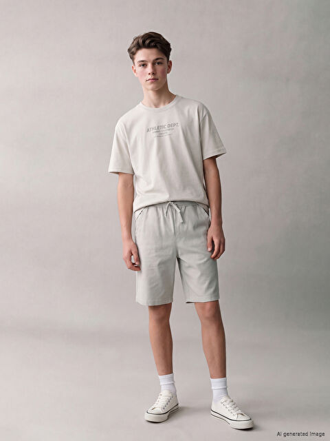 LCW Kids Baskılı Erkek Çocuk Tişört ve Şort