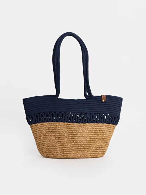 LCW ACCESSORIES Kadın Hasır Plaj Çantası