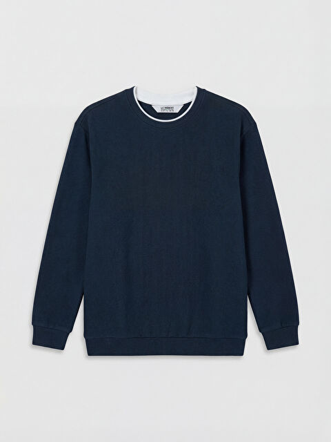 LCW Kids Bisiklet Yaka Erkek Çocuk Dokulu Tişört - S6OC10Z4-DGE