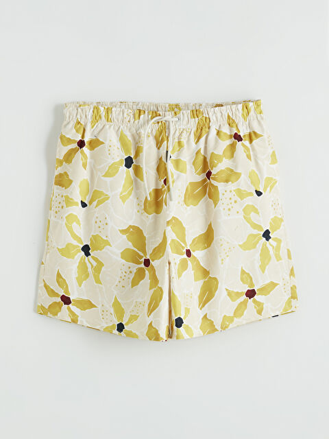 LCW SWIMWEAR Kısa Boy Desenli Erkek Deniz Şortu - S6OC13Z8-LUG