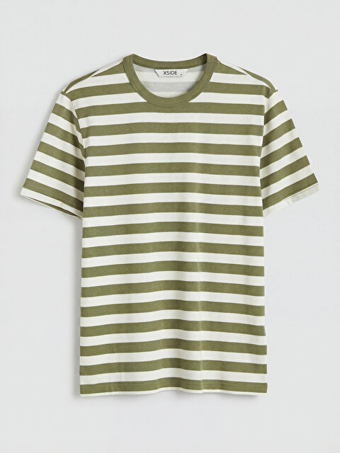 XSIDE Bisiklet Yaka Çizgili Erkek Tişört		
 - S6OC65Z8-LS6