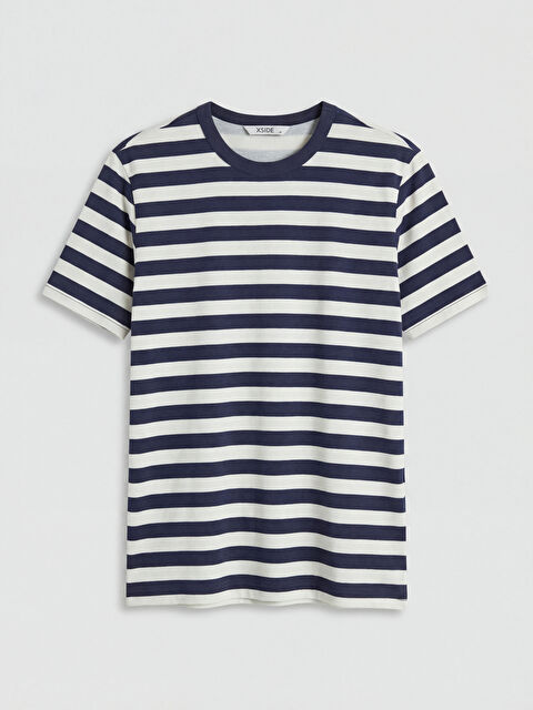 XSIDE Bisiklet Yaka Çizgili Erkek Tişört		
 - S6OC65Z8-LSJ