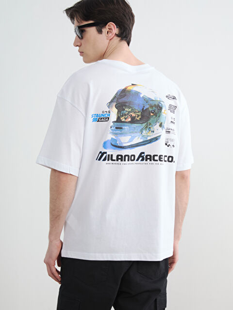 XSIDE T-shirt à col rond imprimé Milano pour homme - S6OD09Z8-Q6K