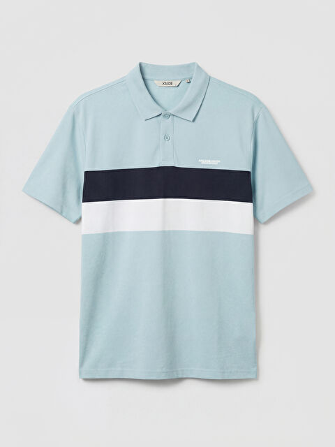 XSIDE Polo Yaka Oversize Erkek Penye Tişört - S6OD48Z8-G2E