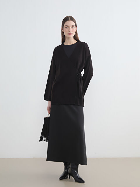 LCW Modest Beli Lastikli Kloş Etek - S6OE02Z8-CVL