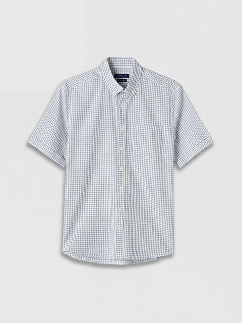 LCWAIKIKI Classic Regular Fit Ekose Poplin Erkek Gömlek