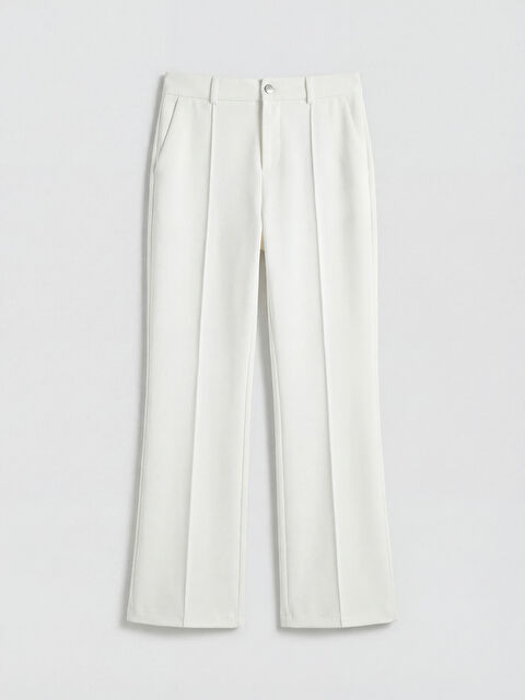 LCWAIKIKI Classic Yüksek Bel İspanyol Paça Kadın Pantolon - S6OE70Z8-Q6K