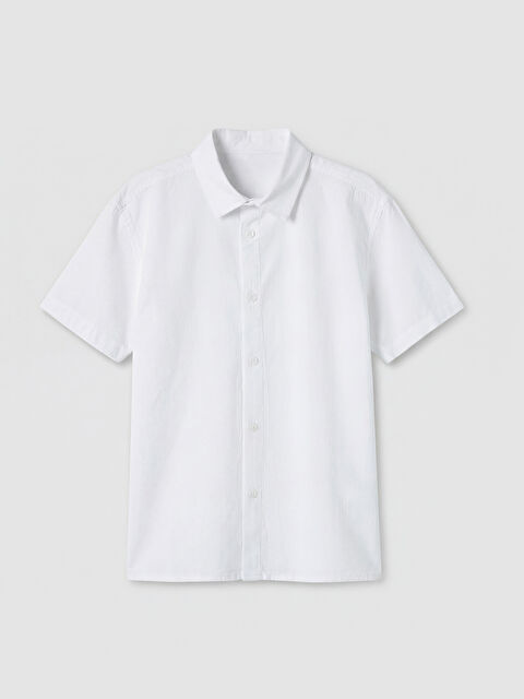 LCW Kids Kısa Kollu Erkek Çocuk Gömlek