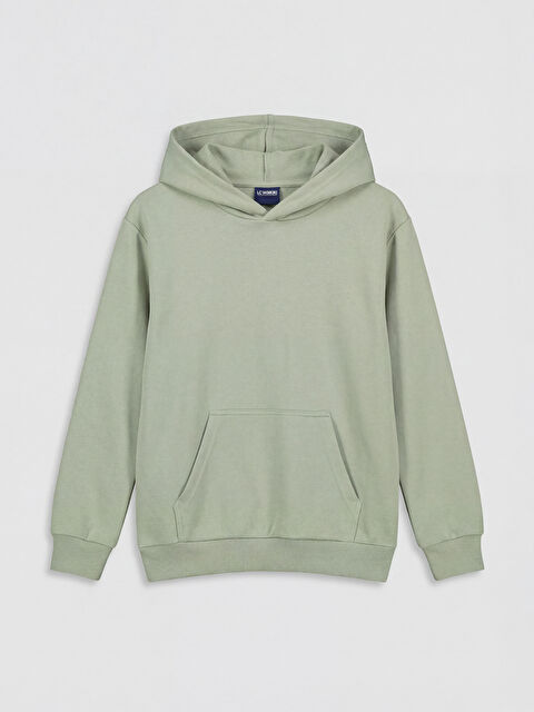 LCW Kids Kapüşonlu Erkek Çocuk Sweatshirt - S6OF82Z4-GGY