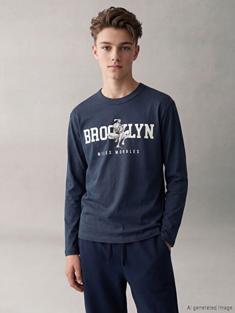 LCW Kids Spider-Man Baskılı Erkek Çocuk Tişört