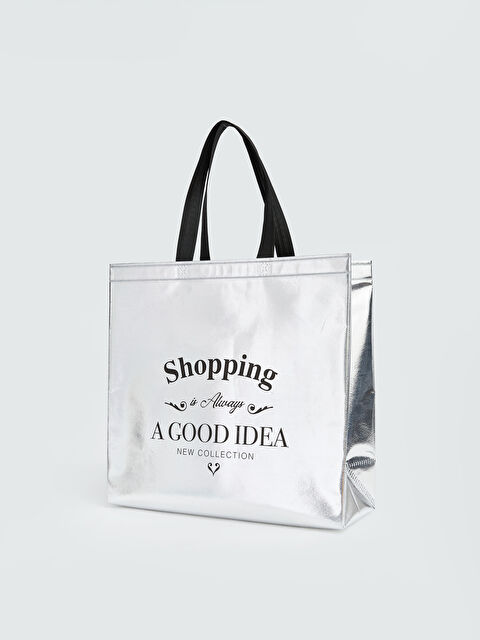 LCW ACCESSORIES Slogan Baskılı Alışveriş Çantası - S6OG25Z8-M0T