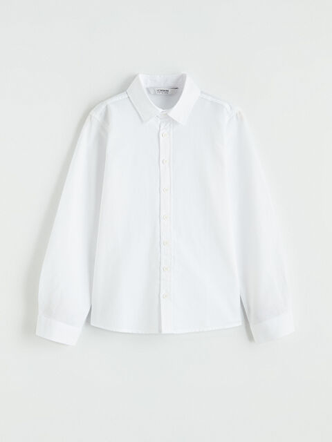LCW Kids Uzun Kollu Erkek Çocuk Oxford Gömlek - S6OG34Z4-Q6K