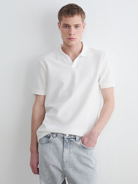 XSIDE Polo Yaka Erkek Tişört - S6OH44Z8-EEW