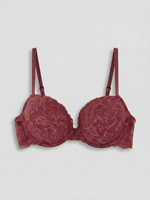 LCW DREAM Balenli Dolgusuz Dantelli Tişört Sütyen - S6OH85Z8-H9R