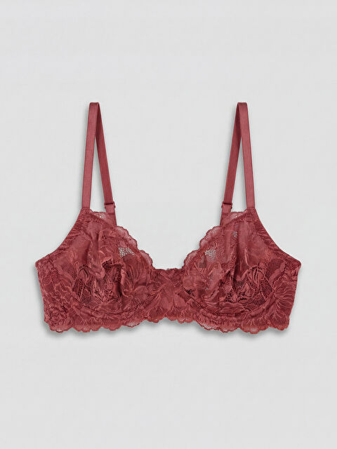 LCW DREAM Balenli Dolgusuz Dantelli Tişört Sütyen