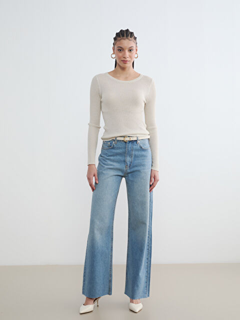 LCW Jeans Wideleg Fit Kadın Jean Pantolon - S6OI13Z8-311