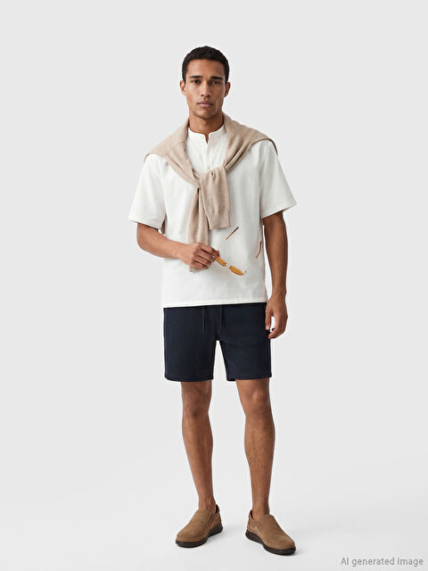 LCW Vision Standart Kalıp Triko Erkek Şort - S6OI41Z8-RFH