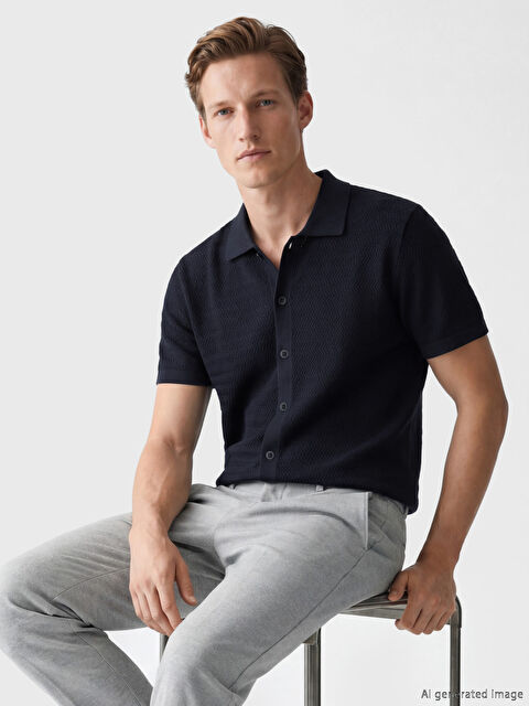 SOUTHBLUE Polo Yaka Erkek Triko Hırka