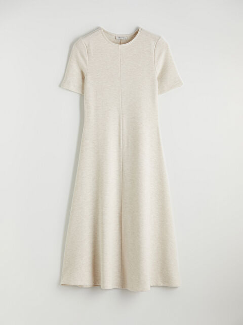 LCW Vision Bisiklet Yaka A Kesim Elbise - S6OJ39Z8-DBF